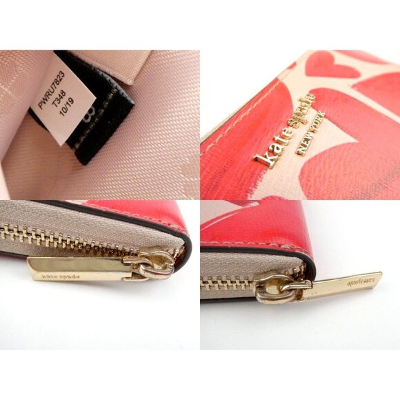 kate spade new york hearts zip around continental wallet - Picture 4 of 13